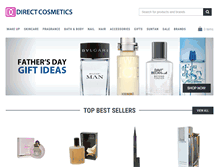 Tablet Screenshot of directcosmetics.com